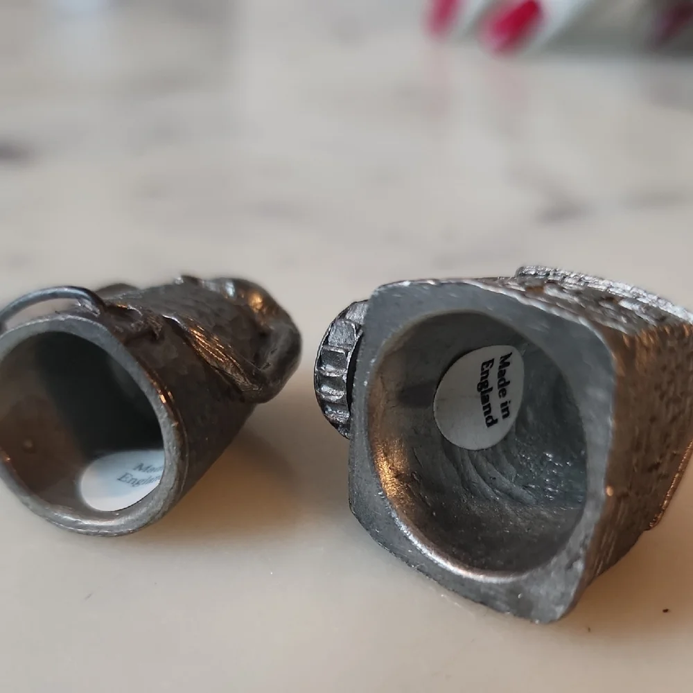 Pewter | Thumbles Made In England | Moving Parts | Vintage | Set 2